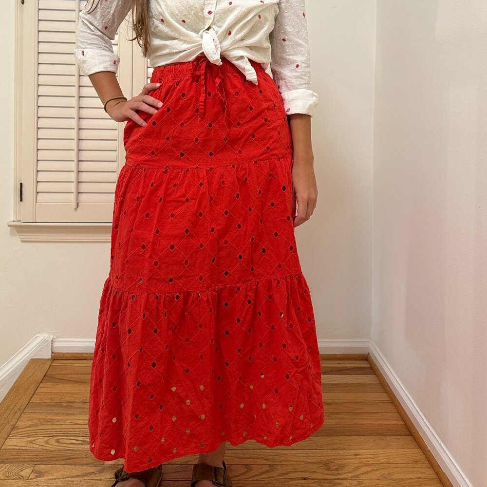 Target - A New Day - Tiered Eyelet Lace Skirt
